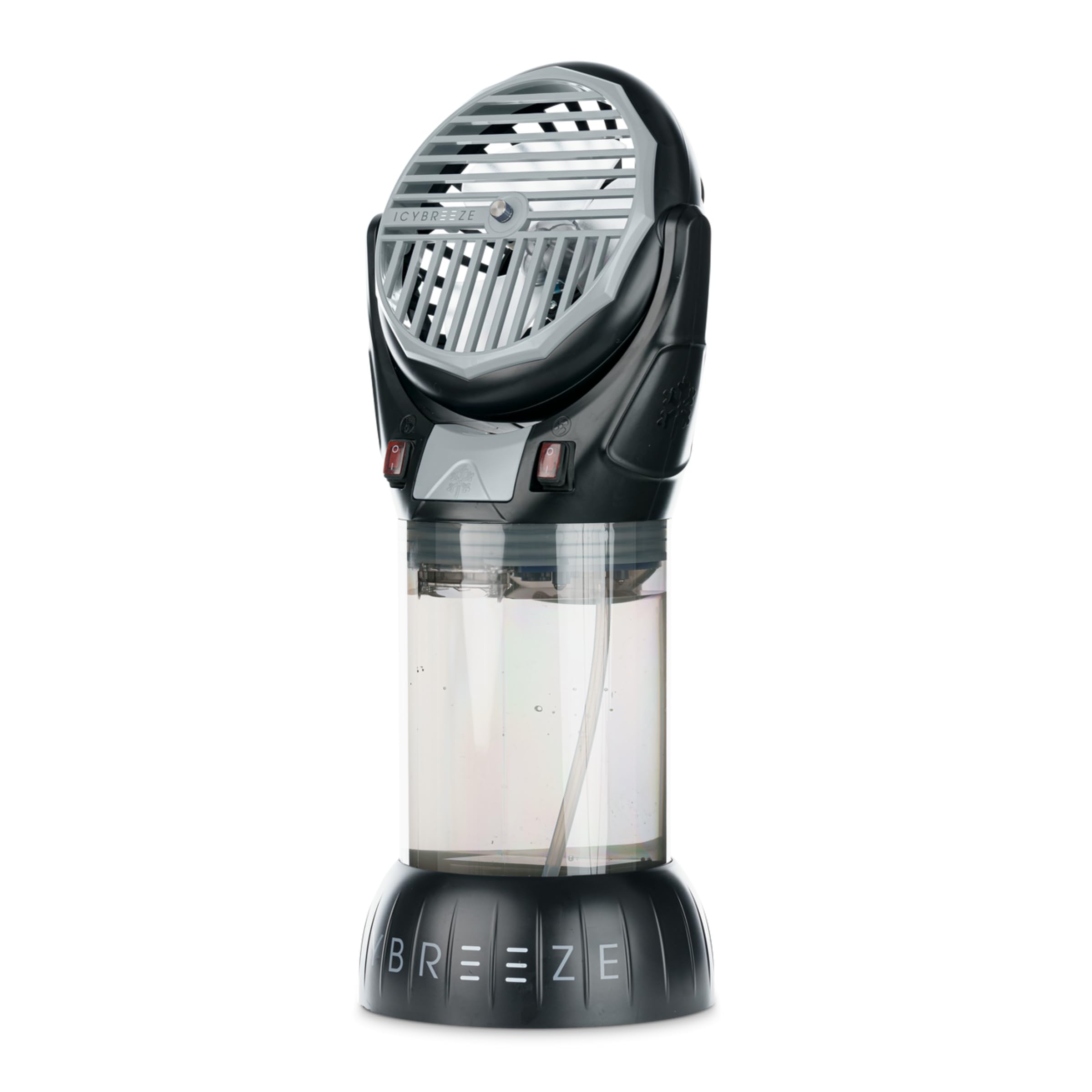 Buddy Portable High-Velocity Misting Fan – Adjustable, Stainless Steel Atomizing Head, 2-Liter Water Tank, Multiple Power Options, for Outdoor, Picnic, Camping (Dark Gray), 1.5L