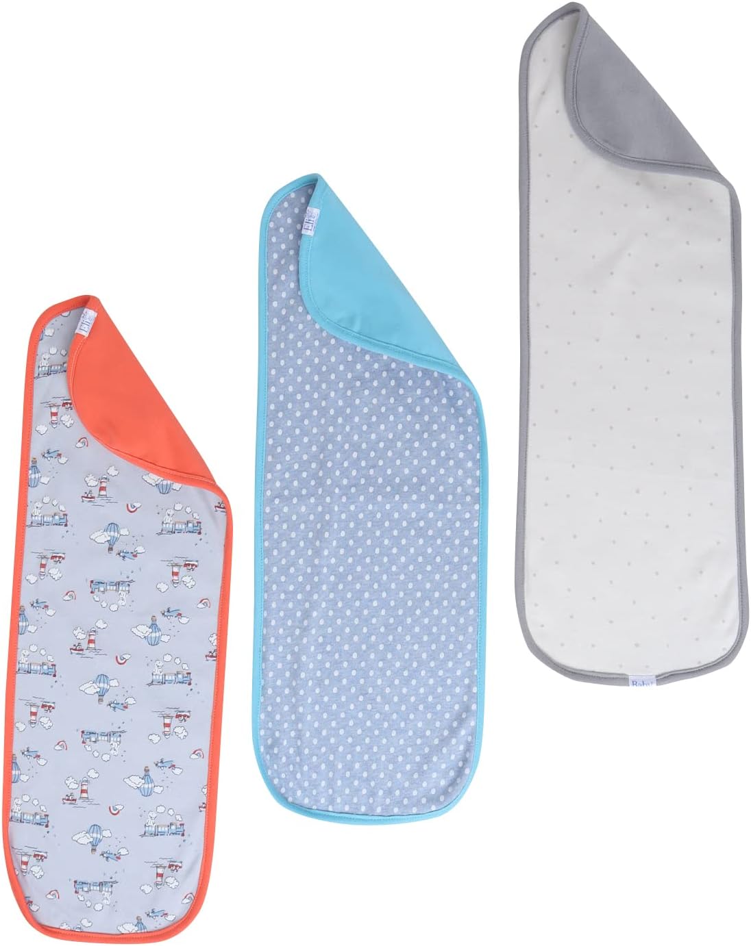 Baby Eli Newborn Premium Cotton Reversible Burp Cloth for Baby boy & Baby Girl (0-12 Months)- Pack of 3_MBEU20