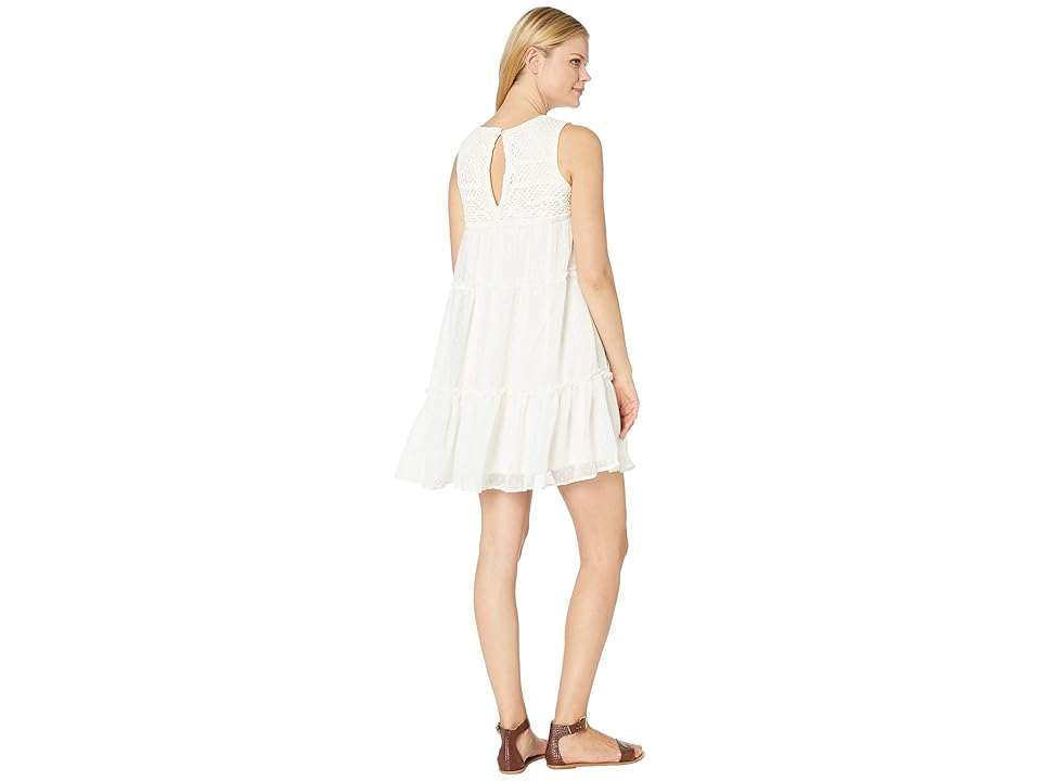 

Wrangler Western Fashion Sleeveless Dress (Ivory) Women's Dress, White