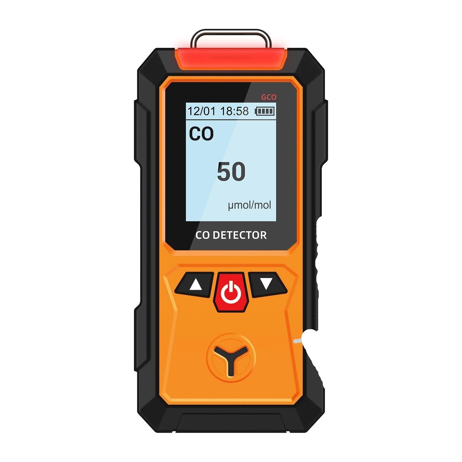 monitor di co2, Rilevatore di monossido carbonio, rilevatore CO ad alta precisione 0-2000 ppm, sensore elettrochimico, allarmi acustici e visivi display LCD per casa, ufficio, auto
