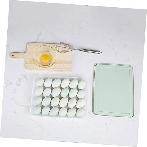 Miniatura 4 de Contenedor de 24 huevos para 24 huevos, 24 bandejas de huevos, contenedores de brillo de labios, estante de huevos para refrigerador, contenedor