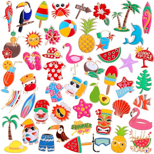 Image of Ceenna 100 Pcs Enamel Pins Bulk Lapel Pins Brooches Decoration Gift for Backpack Clothes Women Mothers Teachers Nurse