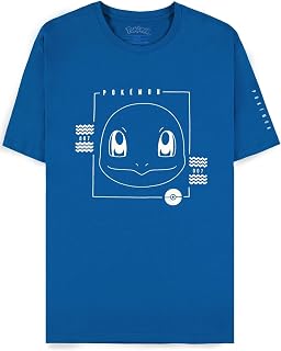 Pokémon Squirtle Blue - Camiseta de manga corta para hombre y niño