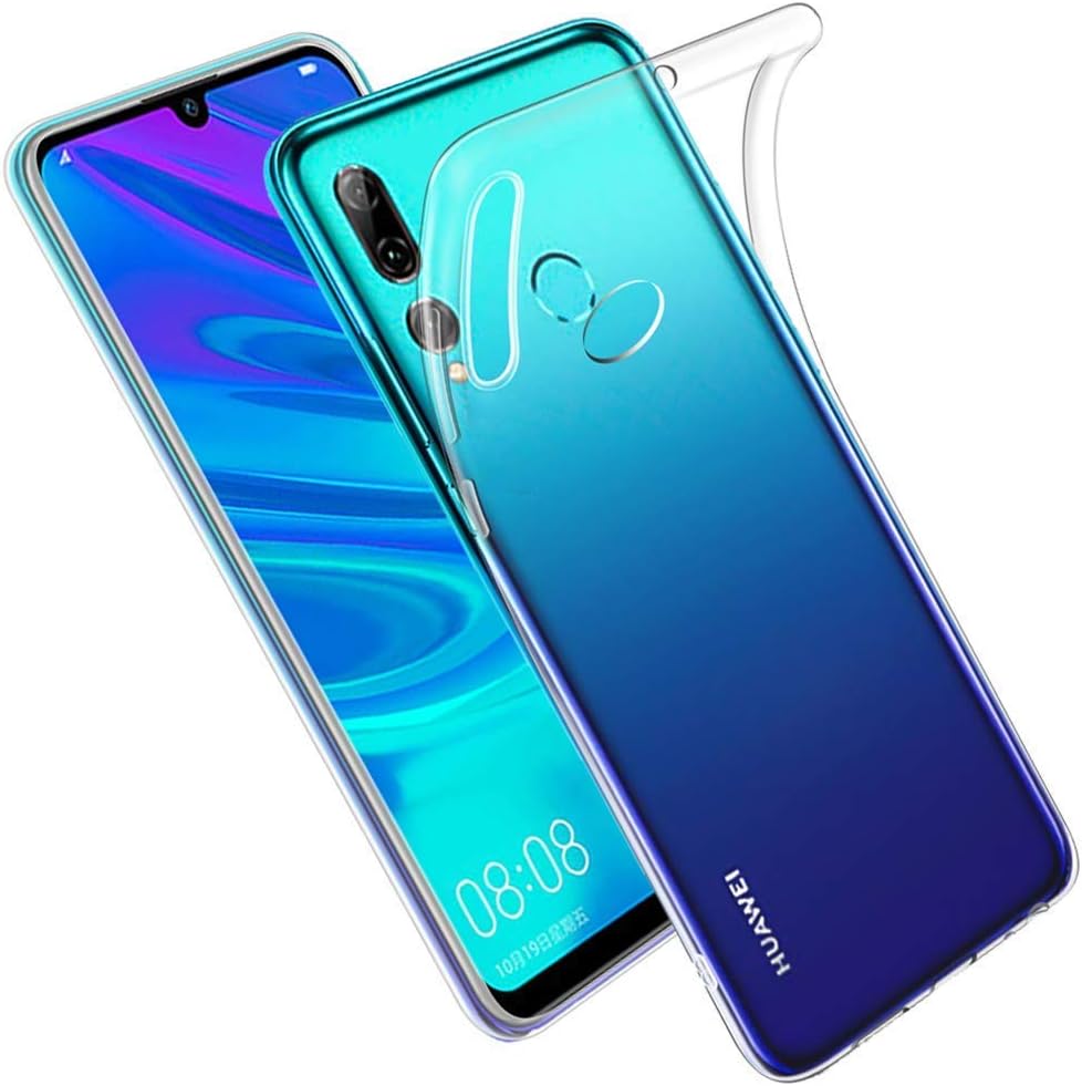 PaceBid Compatible with Huawei Honor 10i Case –Slim Premium Soft Silicone Bumper Case Transparent Rubber Cover for Honor 10i