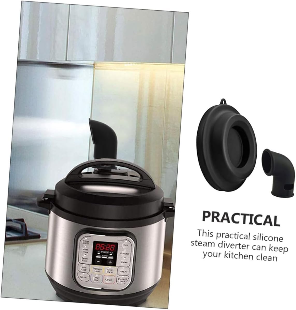 Stay Safe & Steam Smart: Cabilock Silicone Diverter Review for Pressure Cookers!