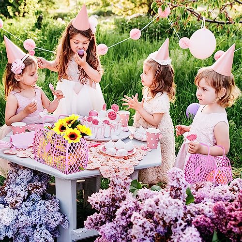 Tatuo 8 Pcs Jelly Bags Bulk Jelly Purse Plastic Basket Party Favor Beach Handbags Easter Egg Basket for Women Girls Kids4