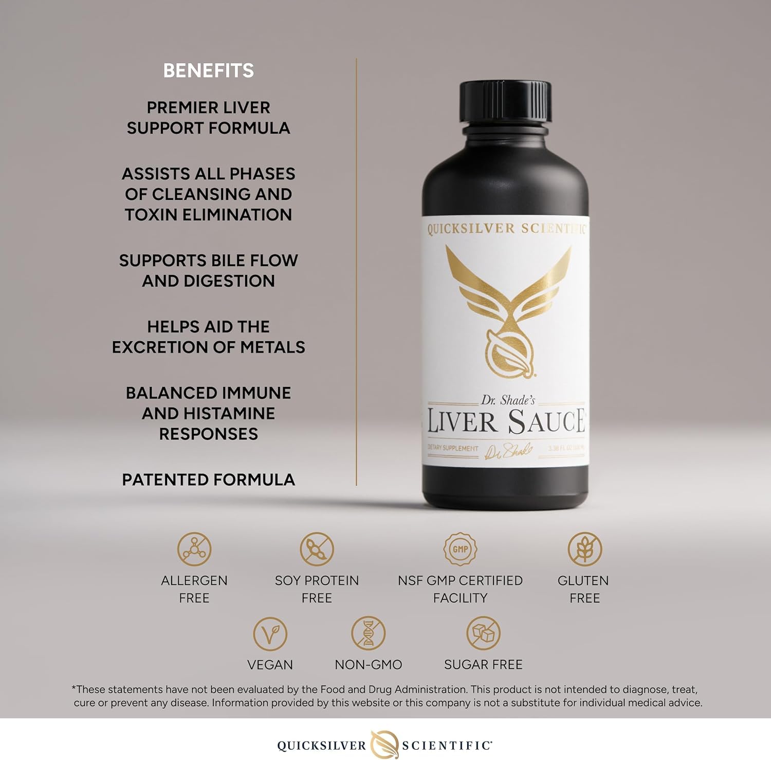 Quicksilver Scientific Liver Sauce, Quercetin, 100 ml / 3.38 oz — Amazon image 4