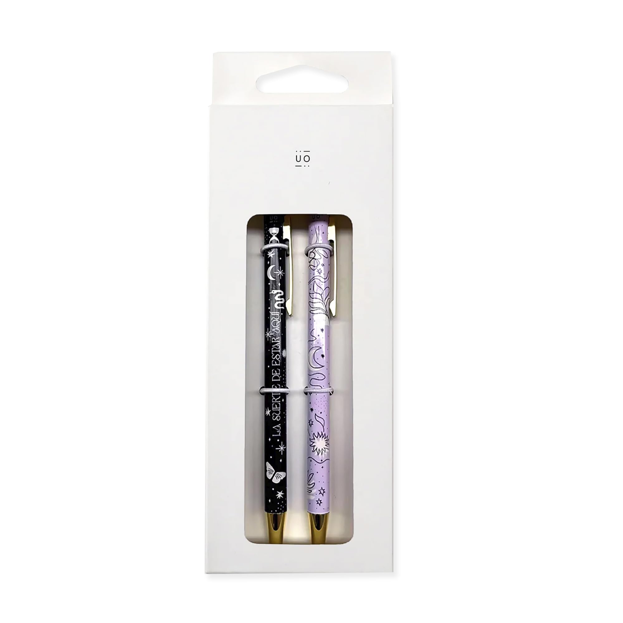 UO Lucky to be here pen set