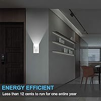 Vista 5 de Paquete de 4 interruptores de luz SOZULAMP de 3 vías con luz nocturna LED de 15 amperios, 120/277 voltios, interruptor de pared de tres vías, sensor