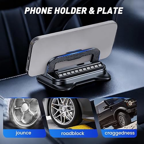 Miniatura 8 de Soporte universal para teléfono de automóvil, rotación de 360 grados, soporte universal para teléfono para tablero de instrumentos de automóvil,