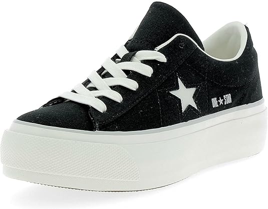 converse one star platform noir