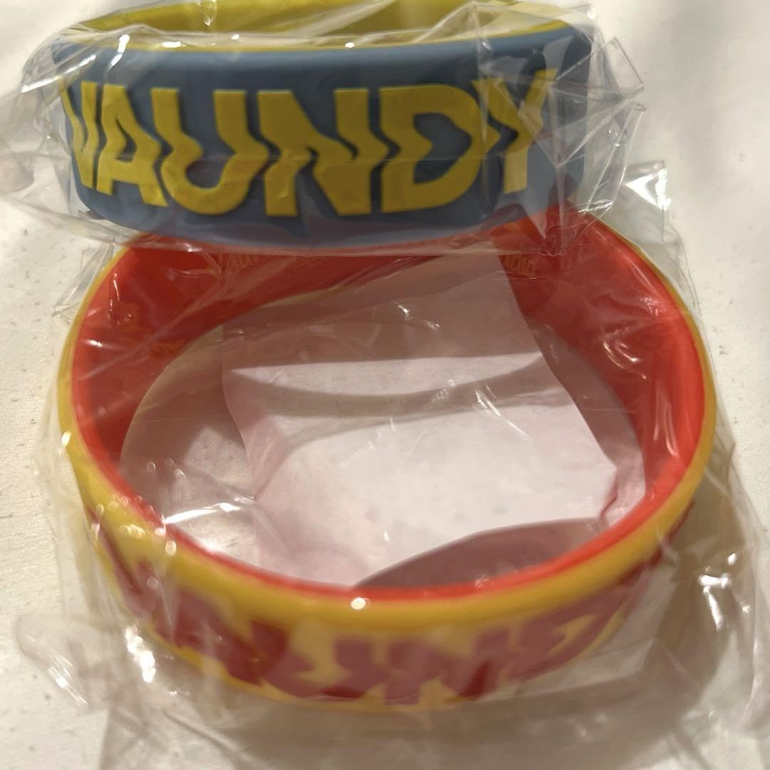 Amazon.co.jp: Vaundy ラババン 二色セット ラバーバンド 水色&黄色
