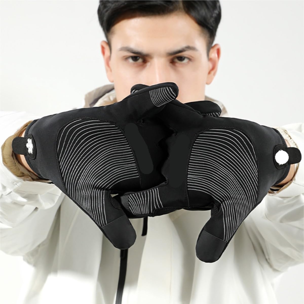 Guantes Térmicos Exterior Guantes Con Pantalla Táctil For Deportes De Invierno For Hombres Y Mujeres, Cálidos For Todos Los Dedos Invierno