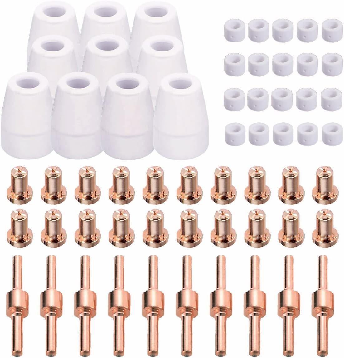 Kit 190 Pièces Consommables Pour Poste à Plasma PT-31 LG-40 - Buses Et électrodes - Compatible CUT-40