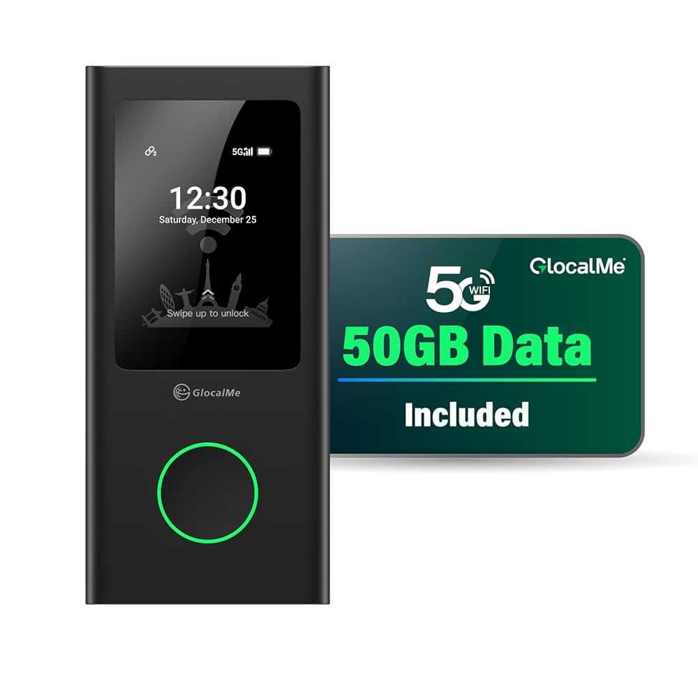 Amazon.com: GlocalMe Numen Air 5G Hotspot with 50GB US/CA/MX
