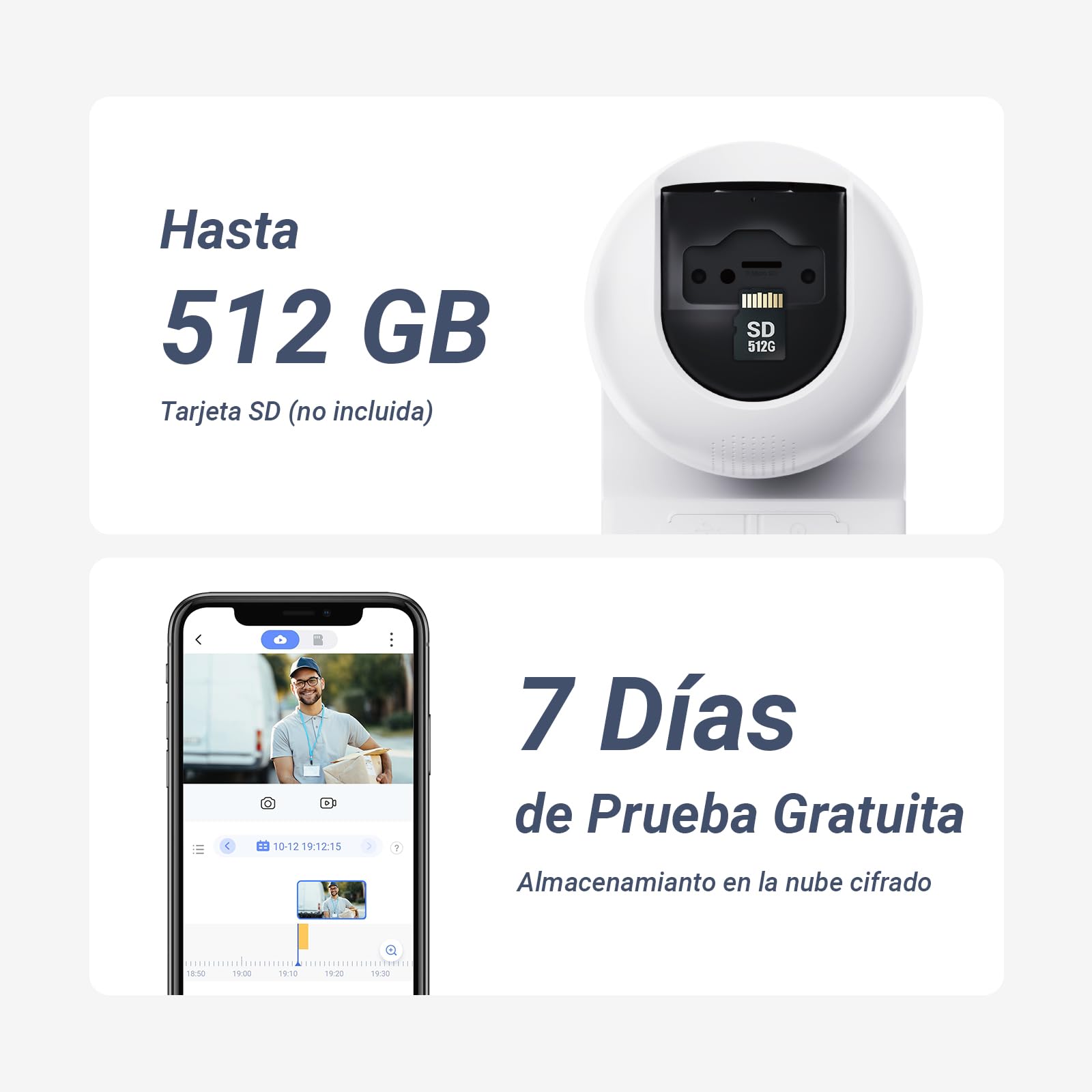 EZVIZ 4G WiFi Camara Vigilancia Exterior con Batería Solar 4MP, 360° PTZ con AOV, Detección de Persona/Vehículo, Visión Nocturna, Defensa Activa, CB8 Lite 4G+Panel Solar 5W (NO SIM)