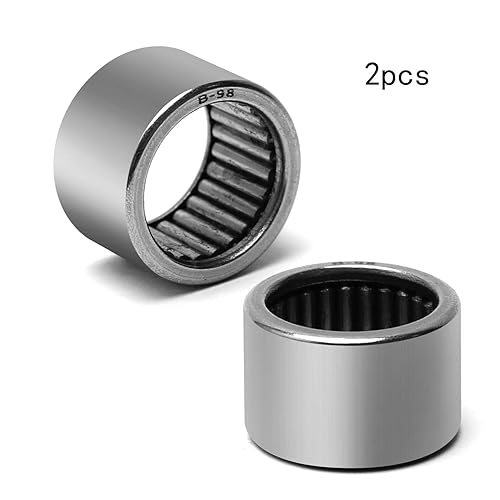 Miniatura 24 de Bettomshin 2 rodamientos de agujas B2420, diámetro de 1-1/2 pulgadas, diámetro exterior de 1-7/8 pulgadas, diámetro exterior de 1-1/4 pulgadas