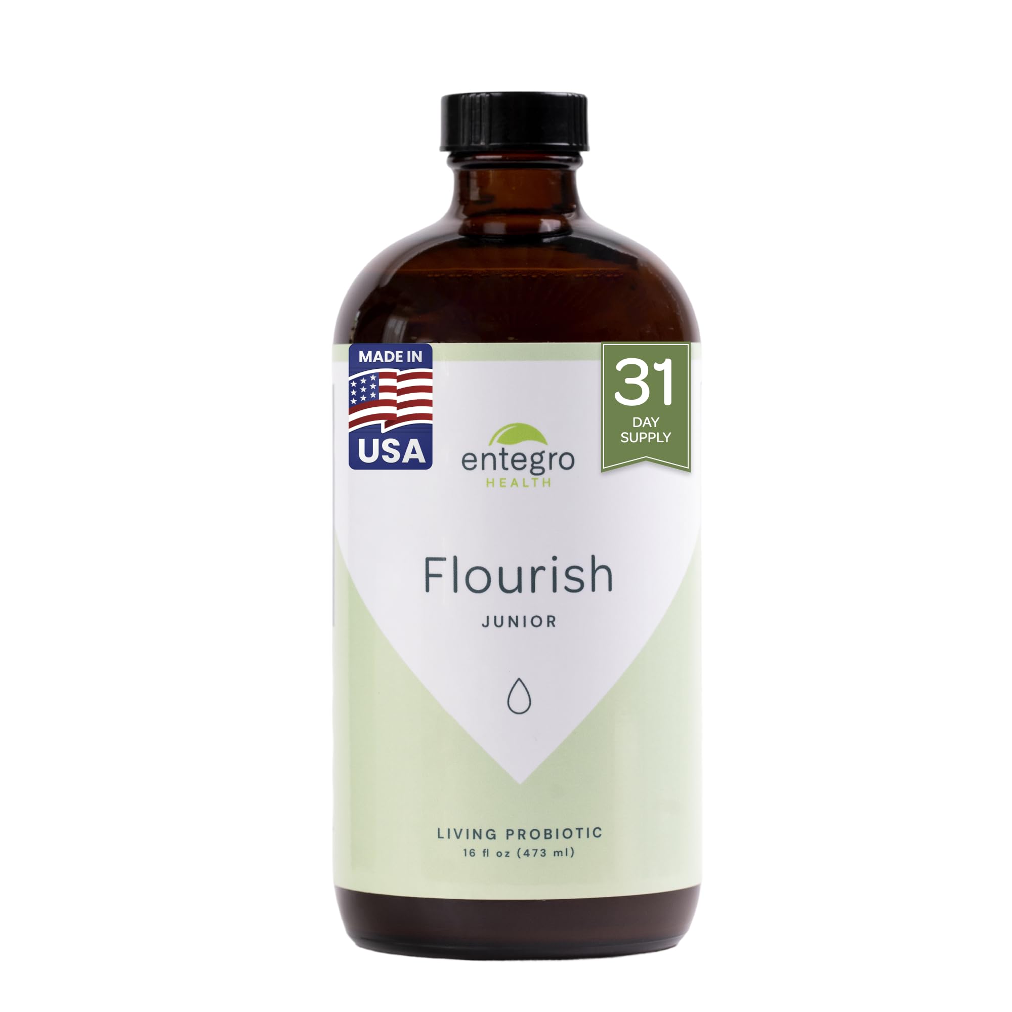 ENTEGRO Probiótico líquido com 11 culturas vivas, 473 mL