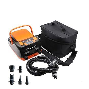 【⭐️電動‼️大幅値下げ‼️⭐️】SUP 電動ポンプ　ボート　シュノーケル　サーフィン Amazon.co.jp: 充電式 Sup エアポンプ 電動ポータブル 16PSI 12V