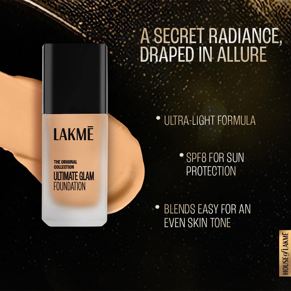 Lakme Ultimate Glam Foundation. Shade 05, 25 ml