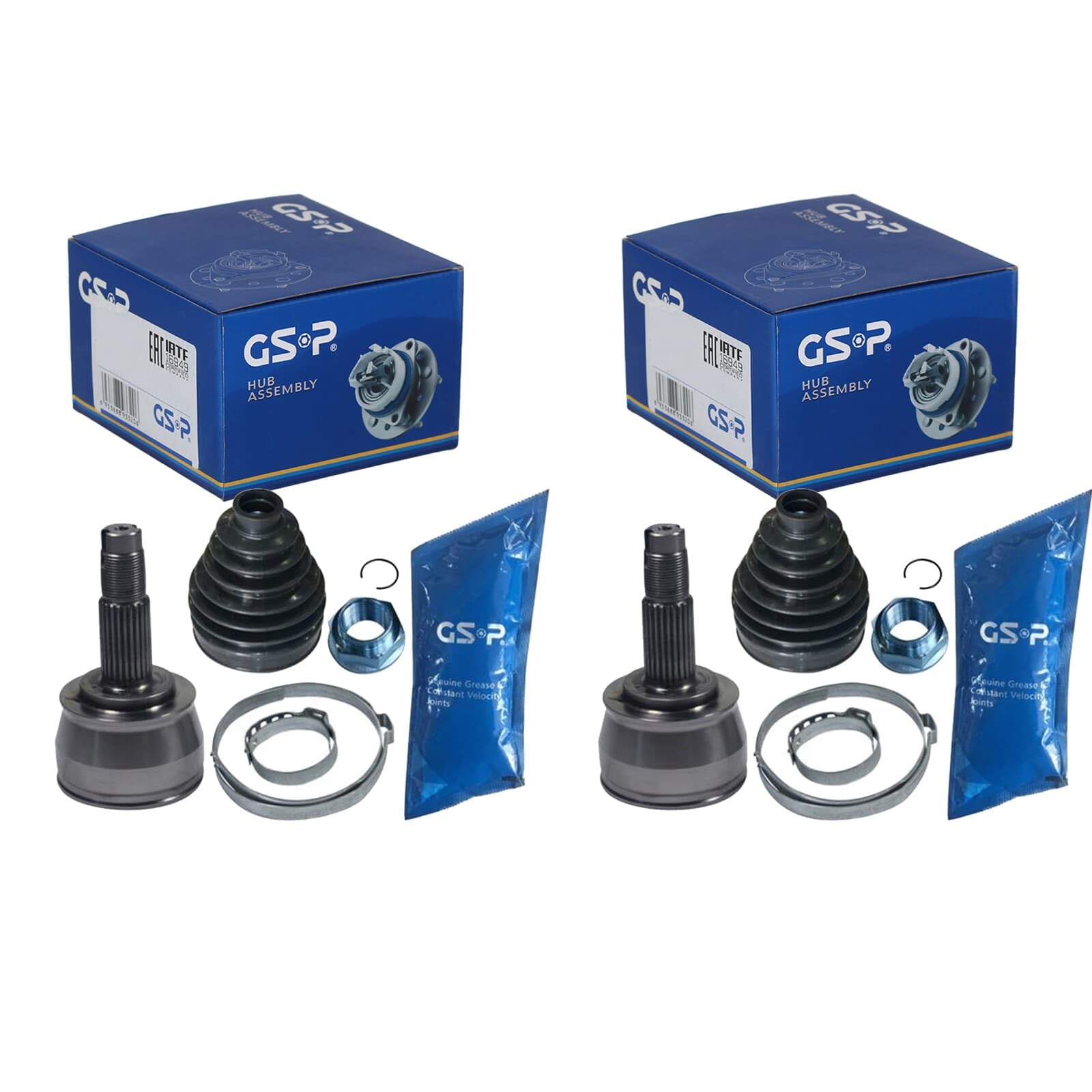 2X GSP Antriebswellengelenk Satz Radseitig | 2x 817026 passend für 500 500 500L