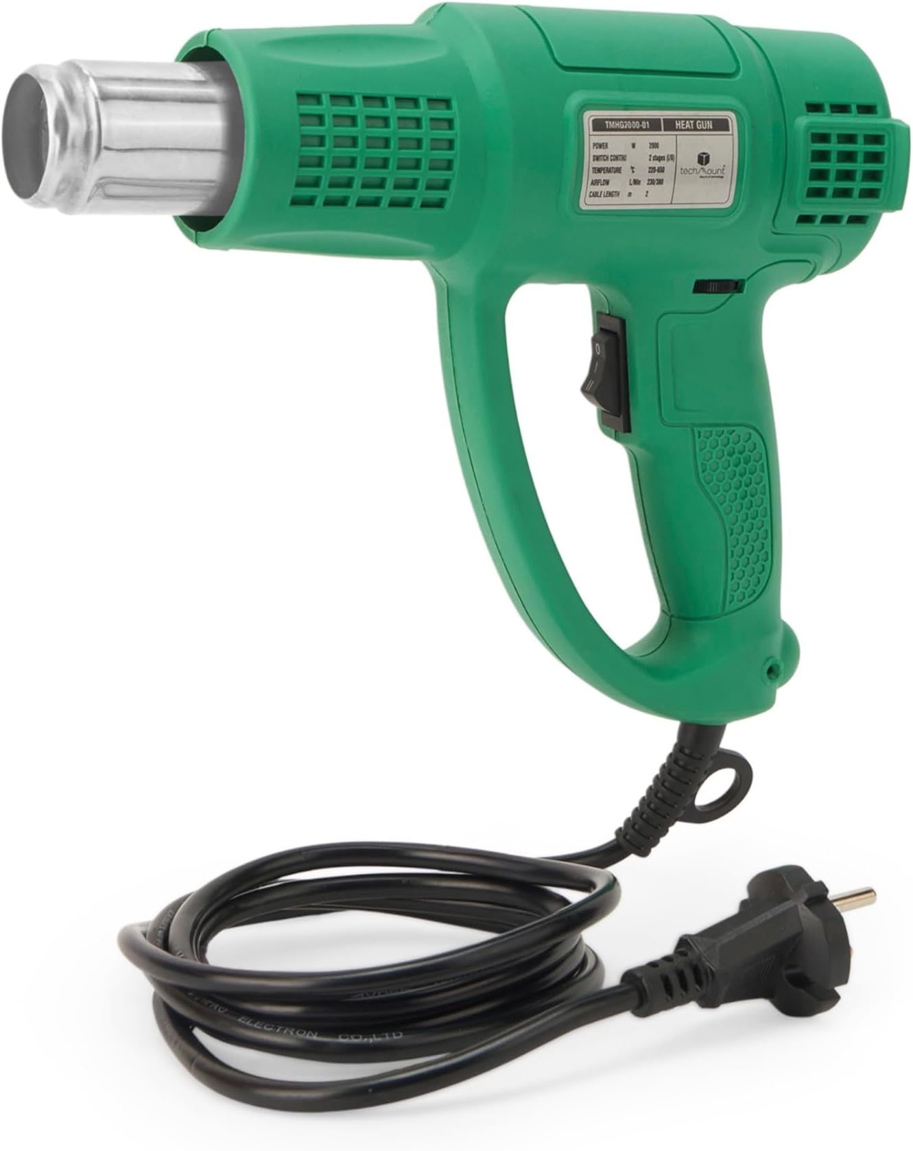 - 2000W High Speed Heat Gun Machine Variable Speed | Dual Temperature 50°C - 650°C | Copper Motor | Hot Air Gun Machine for Electronic Tasks, Paint Removing, Shrink Wrapping
