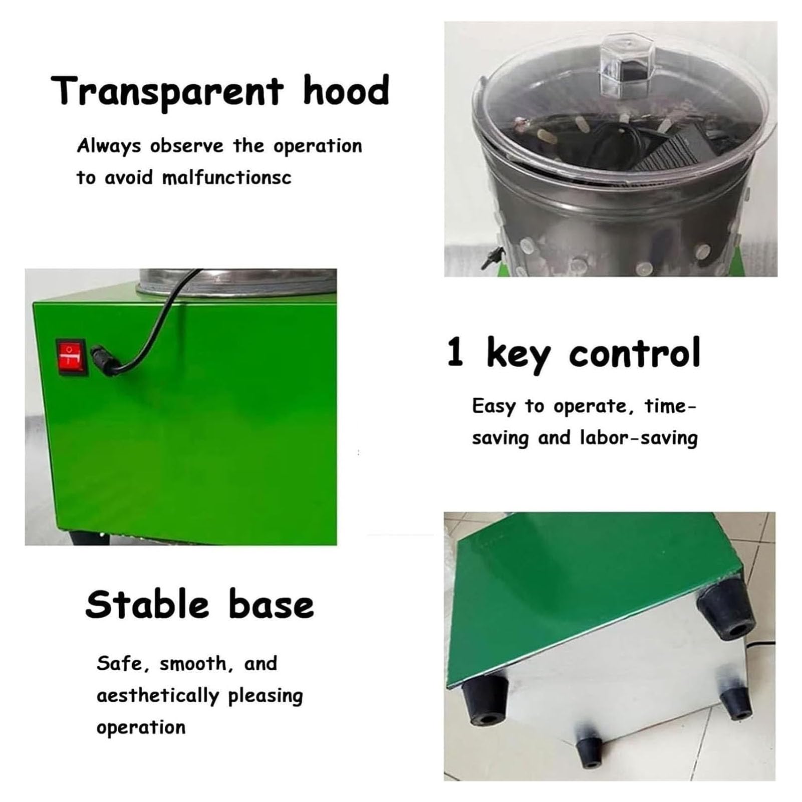 Piccola spiumatrice per polli, Macchina per la rimozione delle Piume di pollame, spiumatrice Automatica per polli, volatili, Anatre, Tacchini e quaglie (Uso agricolo)