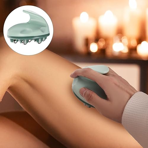 Miniatura 8 de 4 herramientas de masaje de bolas de rodillo masajeador portátil de sostenido - herramientas de masaje de pies de cuello y hombro masajeador