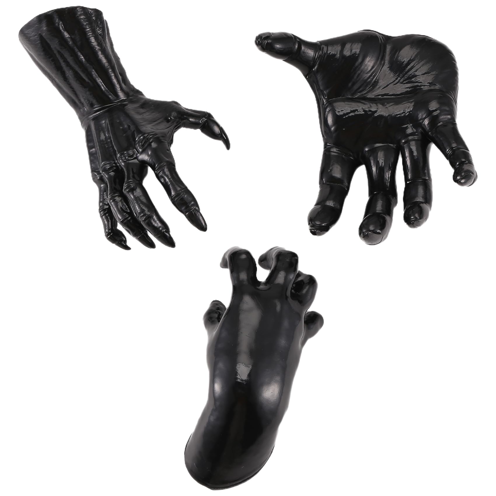 CTRLZS Halloween Decorations Wall Mounted Creepy Reaching Hands Horror Hands for Wall Decorations Gothic Hanging Sculpture B