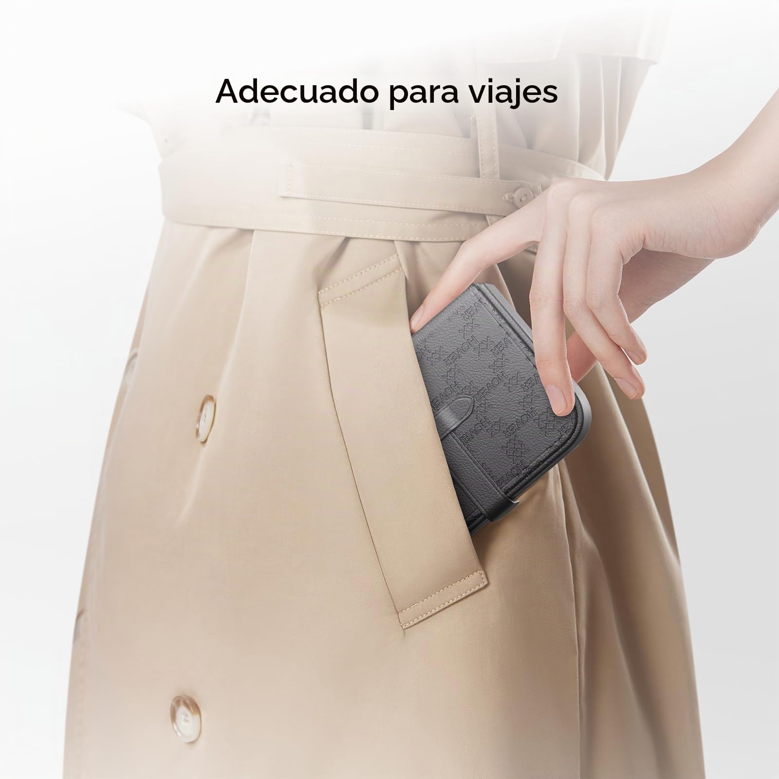 HOVERAir Caja Portátil Negra de 105 g X1 Drone, 13.7×9.7×4 cm, de PU, Impermeable, Resistente al Polvo e Impactos.