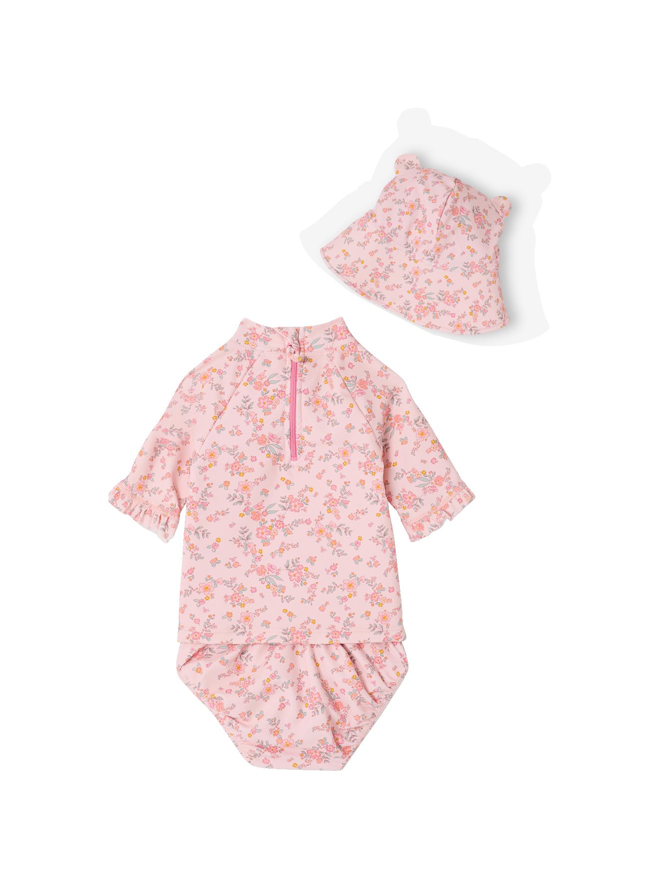 VERTBAUDET Maillot Bain Anti UV 3 pièces