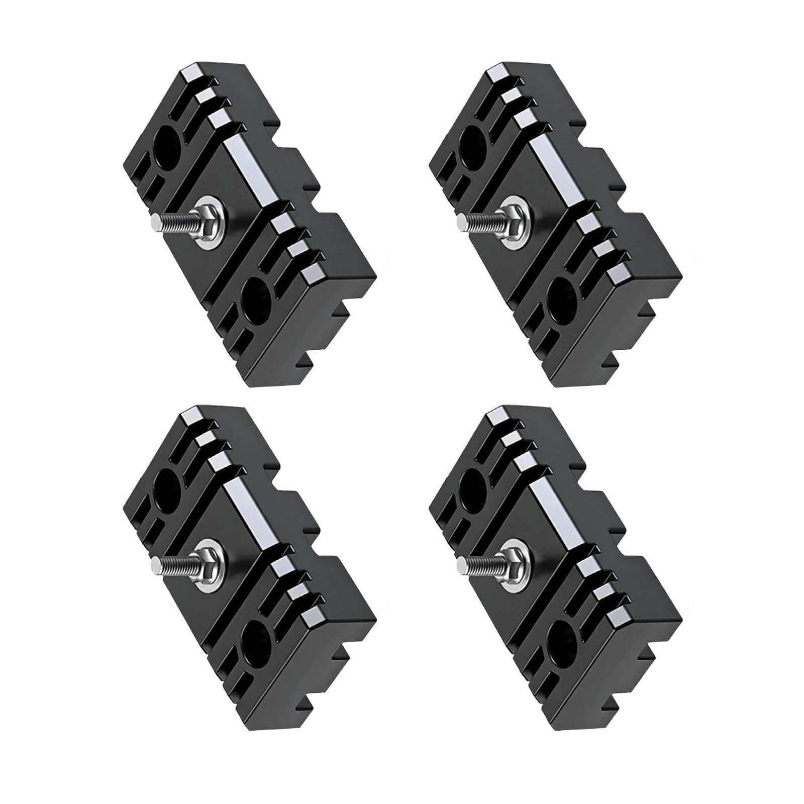 alloneslife 4Pcs Rubber Floor Mounting Base Pad Ductless Split Air Conditioning Floor Mount Base for Condenser Conditioning