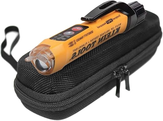 Hard Travel Case For Klein Tools NCVT3P Dual Range Non Contact Voltage Tester 12-1000V AC Pen (Empty Case Only)