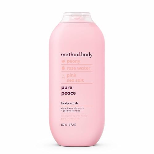 Method Gel de baño, Pure Peace, sin parabenos ni ftalatos, 18 onzas (paquete de 1)