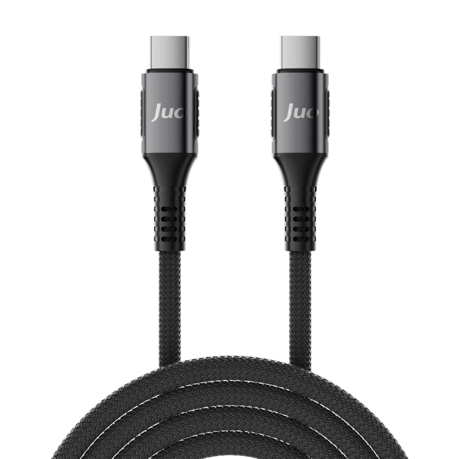 Juo 60W USB Type-C to Type-C Örgülü PD Hızlı Şarj ve Data Kablosu 1 Metre