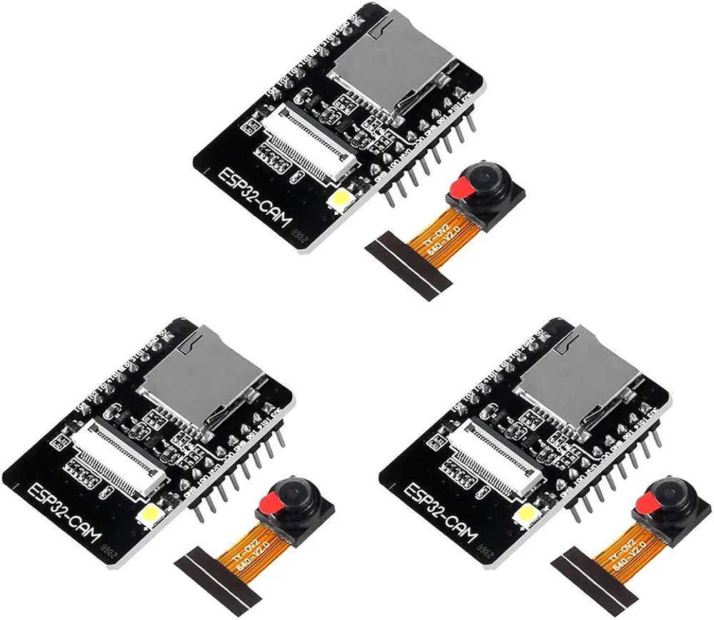 AiTrip 3 Pack ESP32-CAM WiFi + Bluetooth Module Development Board with ...
