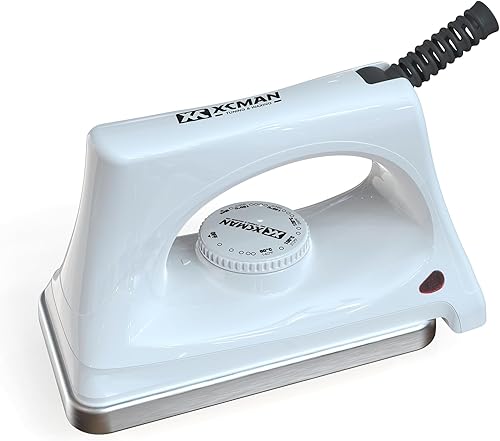 XCMAN Plancha de encerado de esquí snowboard 120 V 800 W con placa base con hoyuelos y buena precisión de control de temperatura termosta