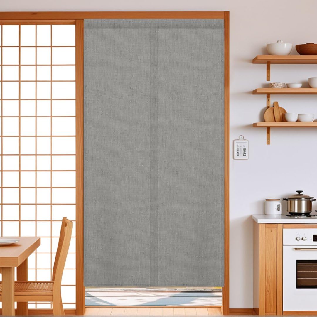 Amazon｜KAMIMORI のれん 北欧 おしゃれ 暖簾 ロング 遮光 目隠し 断熱