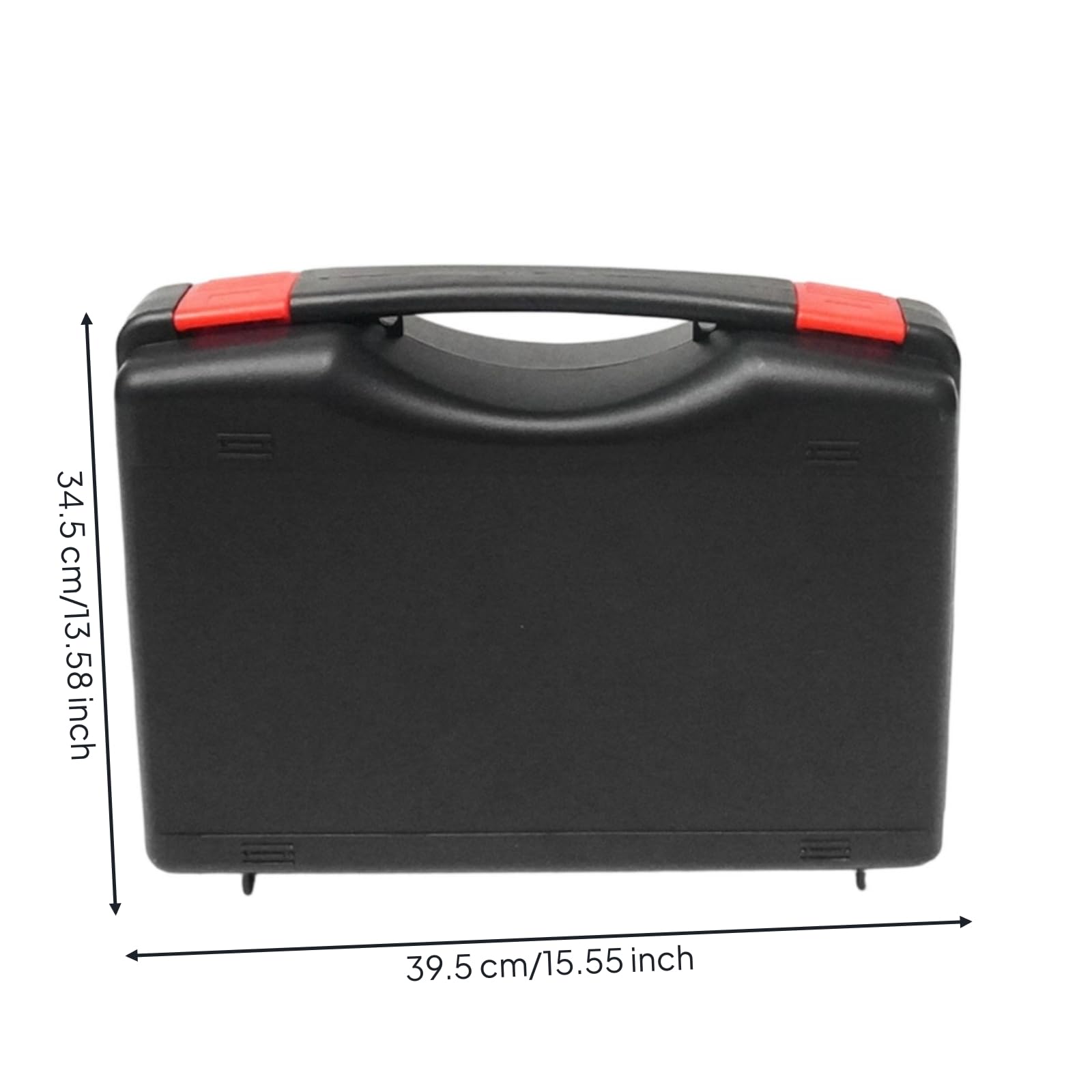 Caja de Almacenamiento Contenedor Herramientas Estuche Maletín PP Portátil con Concha Articulada y Interior Ordenado, Estilo Profesional, Caja De Herramientas De Plástico PP, Modelo MG105A