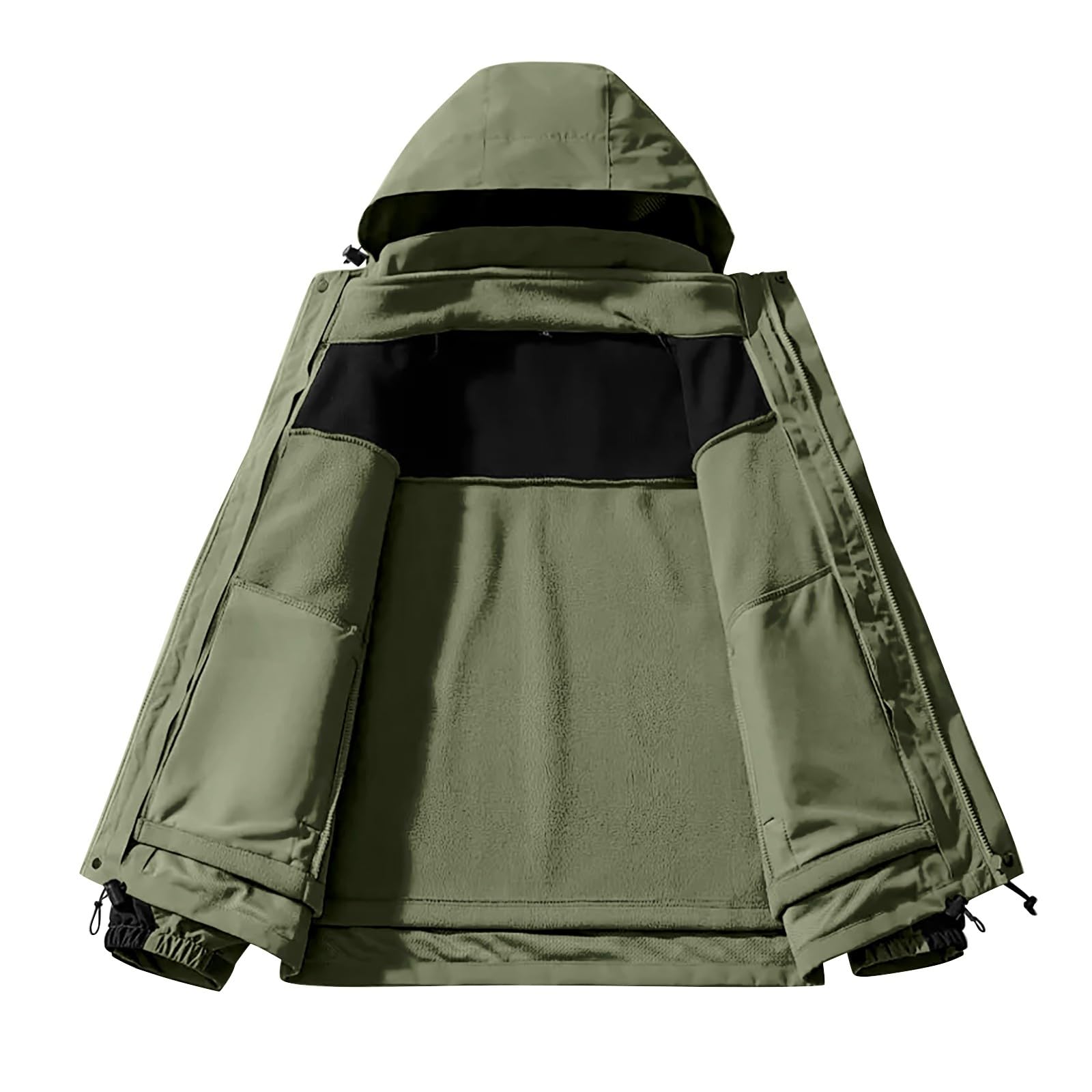 Chaqueta Para Deportes Al Mujer, Y Desmontable A De Viento, Adecuada Montañismo Esquí Conjuntos Mujer Vestir Poncho Impermeable Chubasquero Verde Chaleco Nieve Cortavientos Running