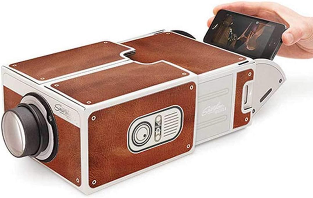 DIY Mini Smartphone Projector Portable Phone Projector Mobile Phone Home Theater Cinema