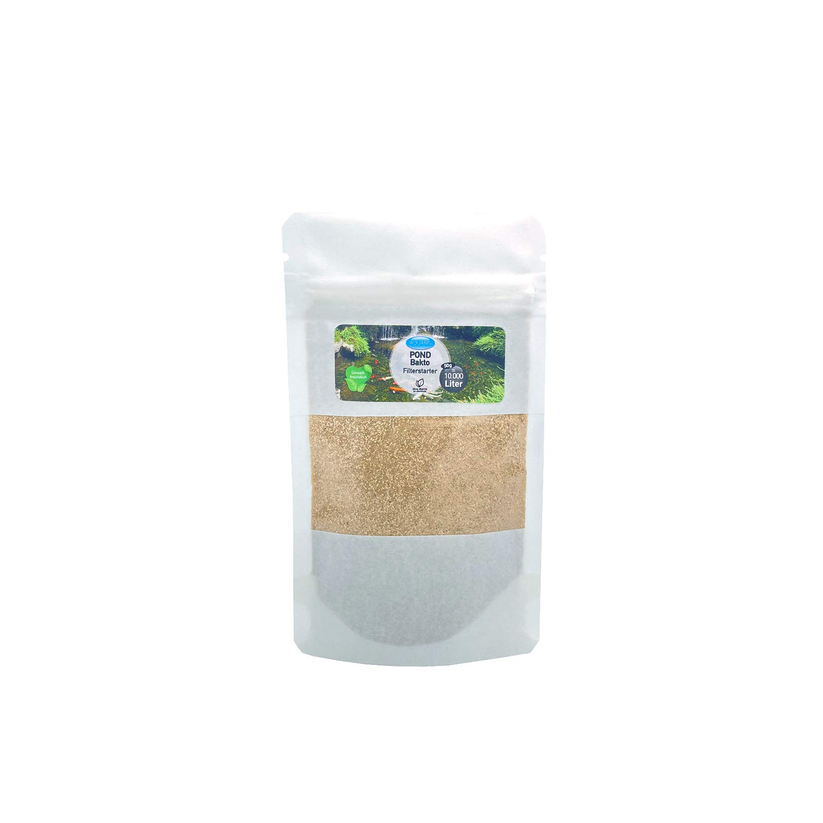 Aquaris POND Bakto Filter Starter Pond Care Products for Pond Fish Naturally Helps You Protect the Sensitive Ecosystem in Your Garden Pond 50g