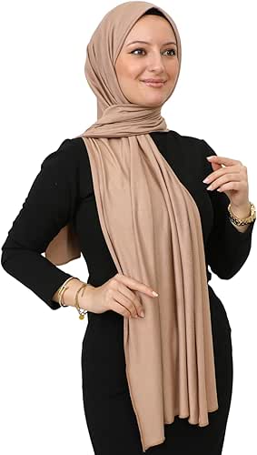 Prien Hijab for Women Viscose Scarf Lightweight Muslim Hijabs Long