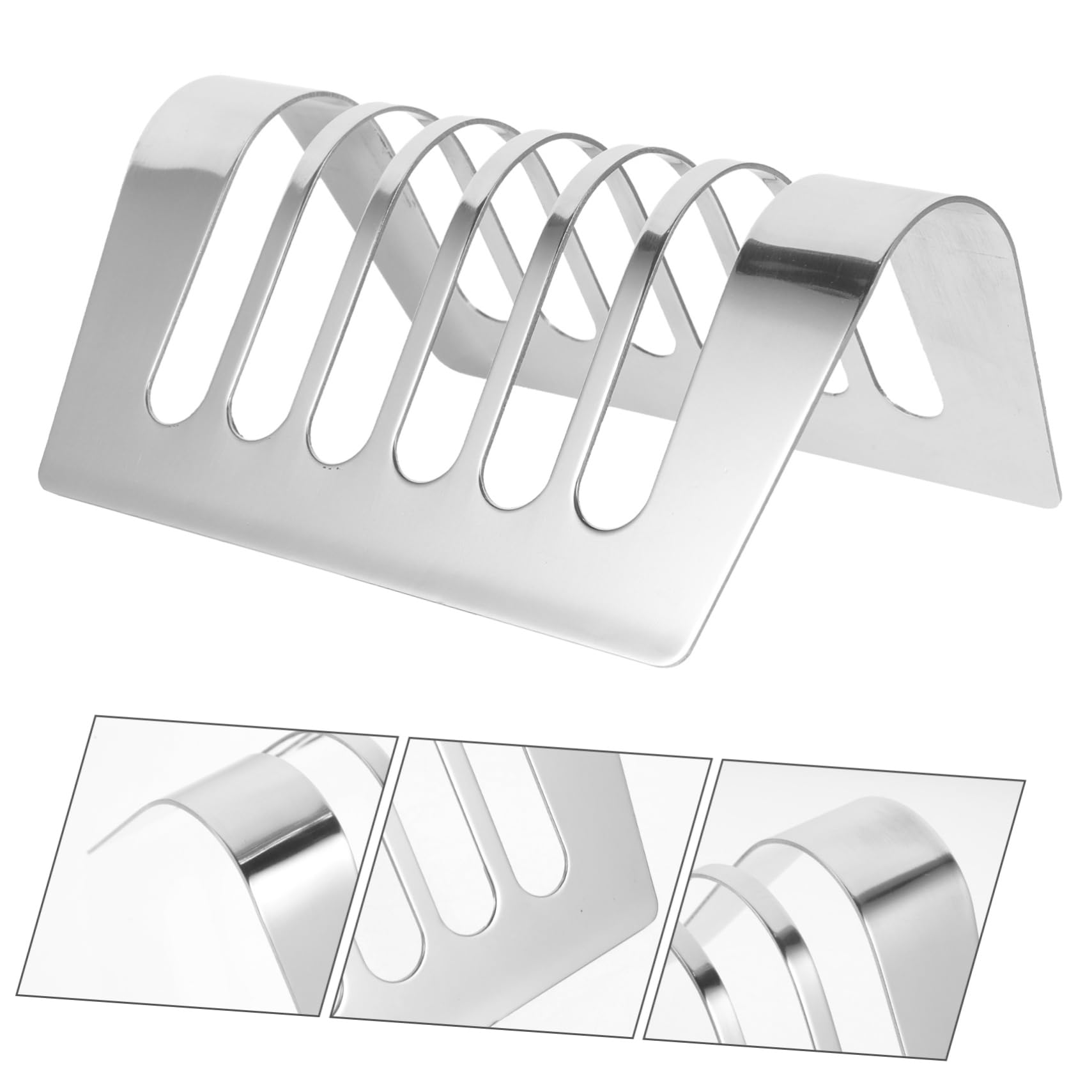 Cabilock 3pezzi Per Toast Inossidabile Pane Riutilizzabile Design Ordinato Per Per Sliced Bread e Toast Resistente e Versatile Per e