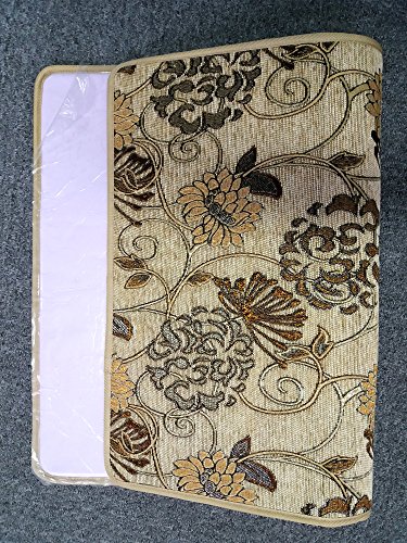 Seloom Stair Treads Carpet Non Slip Stair Rugs/Runner with Non Skid Rubber Backing for Indoor Wooden Steps.((25.5×9.5In,13pcs+Landing Mat), Beige)