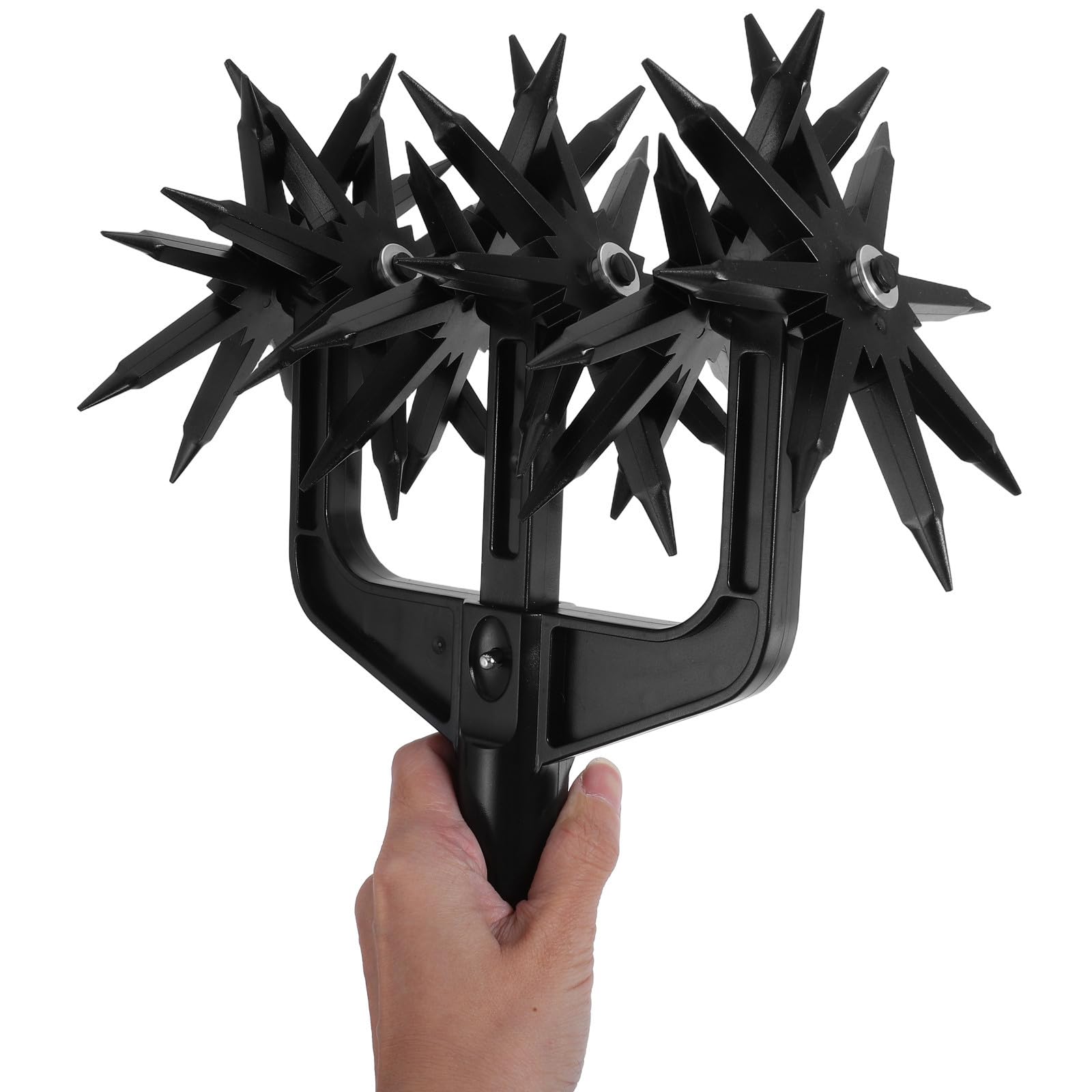 Scarificateur et Cultivateur Rotatif Manuel pour Pelouses et Sols, Outil en ABS Ergonomique, Adapté aux Jardins Familiaux et Ameublissement du Sol