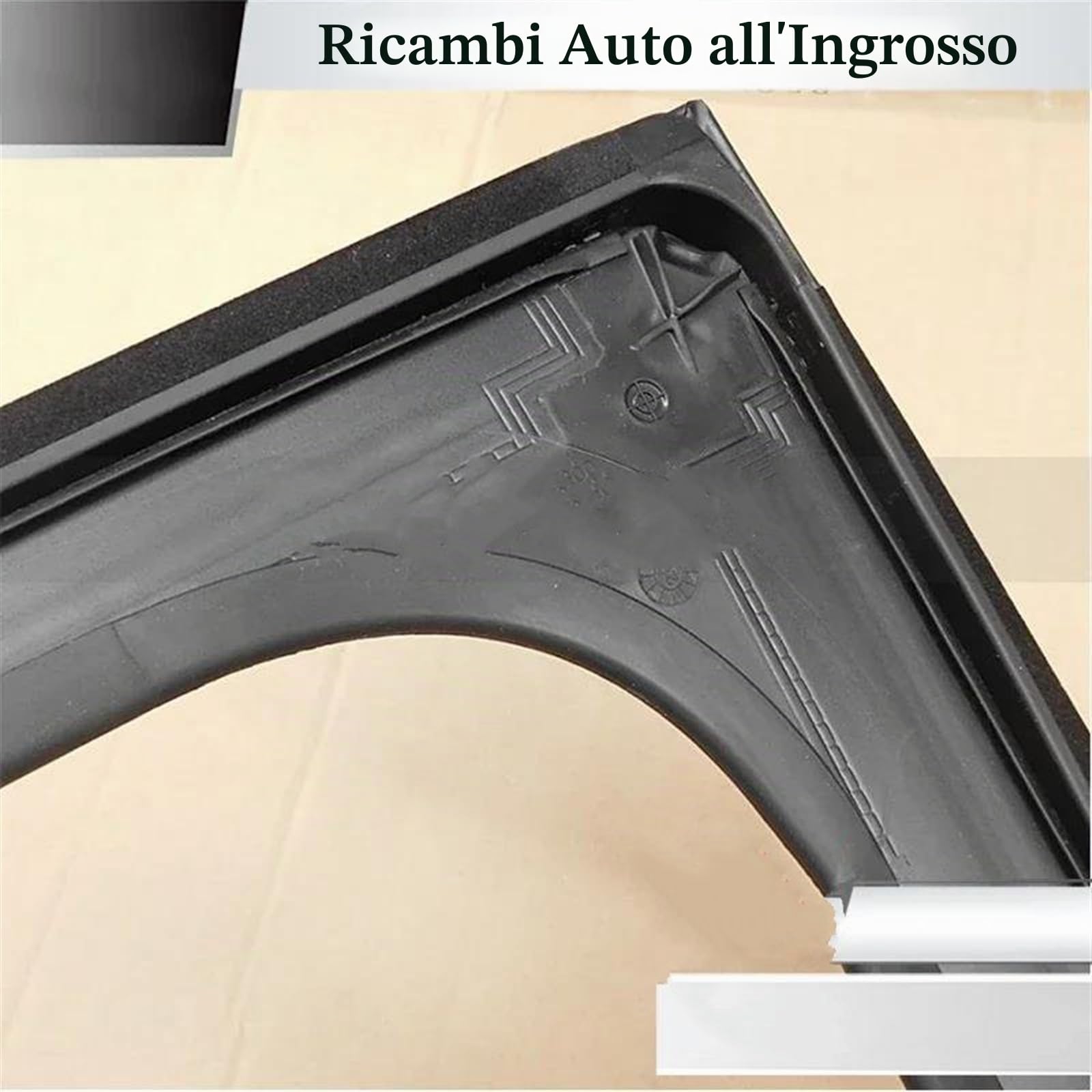 Guarnizione parabrezza Guarnizione in gomma superiore per finestrino auto, guida per sollevamento vetri portiera, scanalatura per fango per Peugeot 2008 Guarnizioni vetro Finestrini(Posteriore destro)