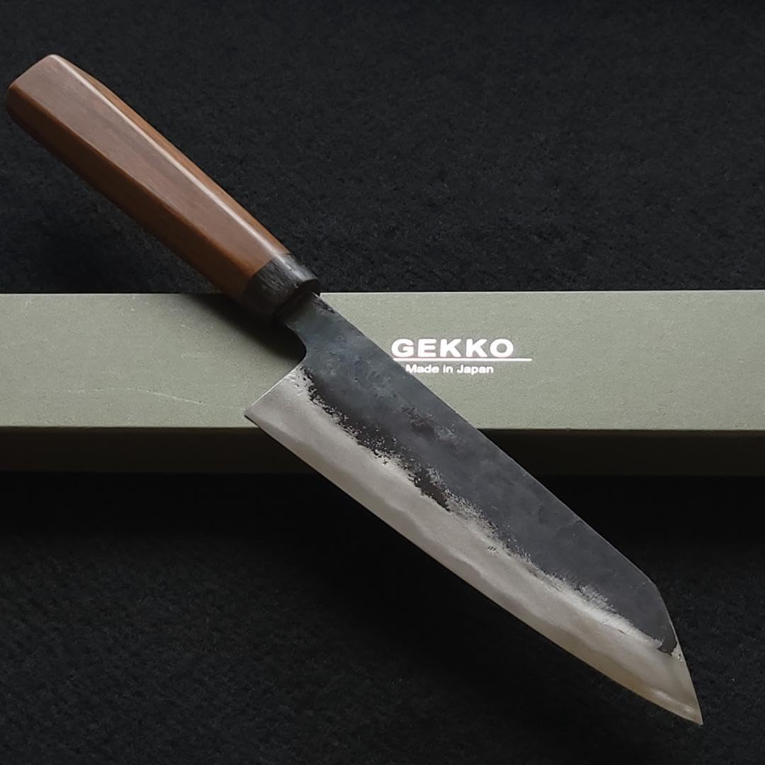 Amazon.co.jp: 青紙2号 黒打 文化包丁 170㎜ G8014 リグナムバイタ 