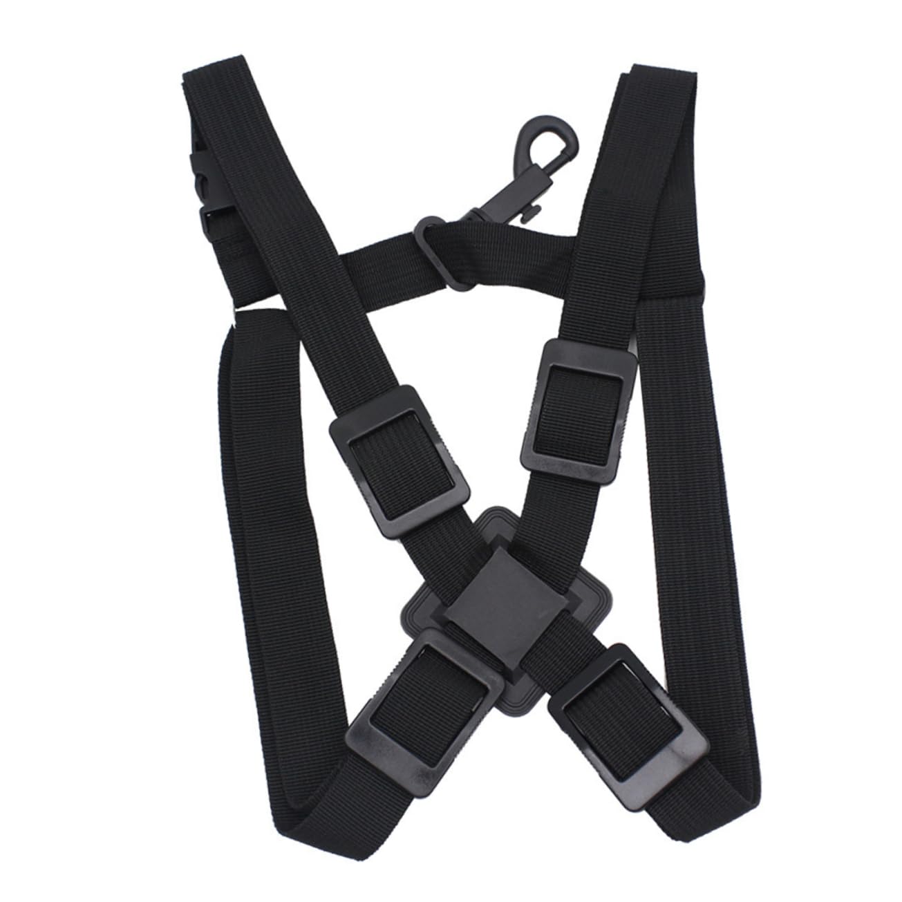 ibasenice Adjustable Sax Harness Neck Shoulder Belt for Saxophone Quick-release Clip