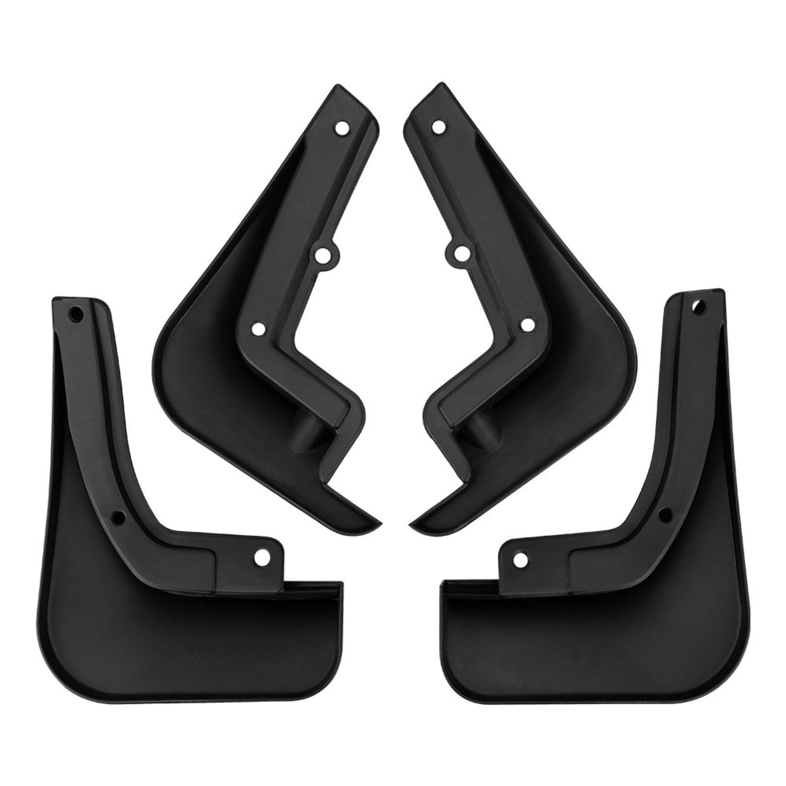 CDQSB 4 Pcs Car Mud Flaps for Baojun 310W 2017-2020, Front Rear Fenders Splashproof Splash Guards Mudflaps Protects Accessories